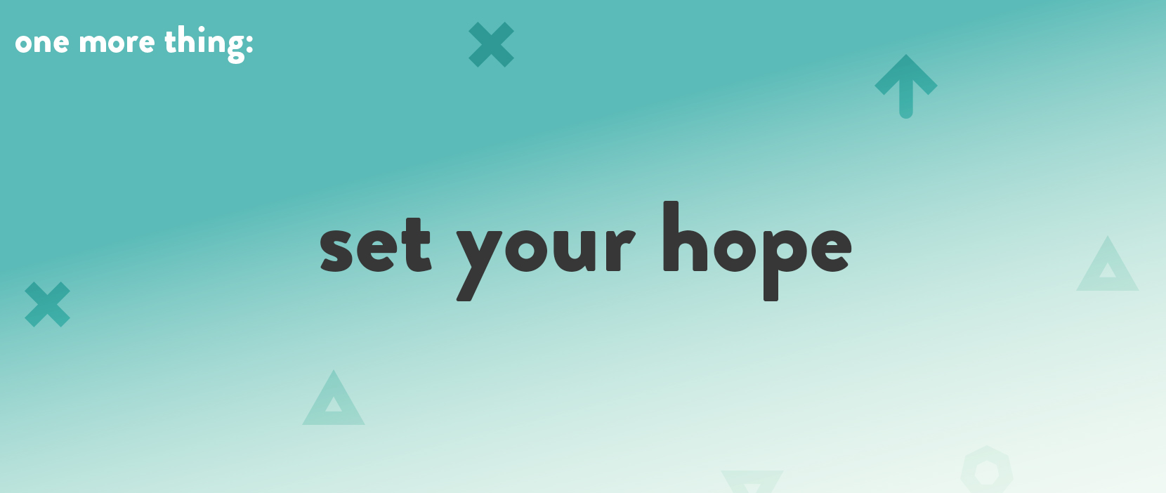 Featured Image for Set Your Hope