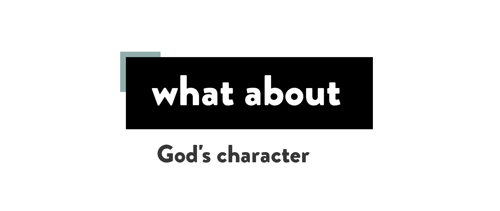 Main image for God’s Character