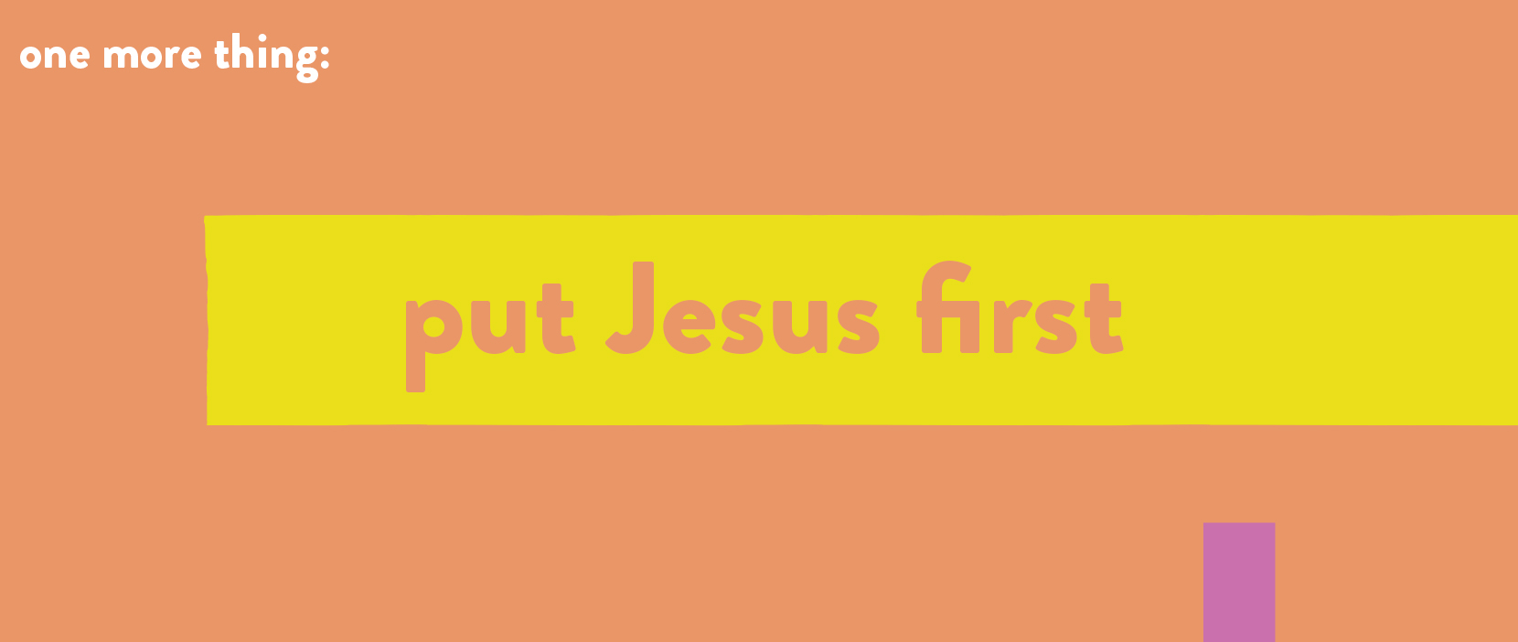 Main image for Put Jesus First